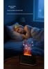 Creative Seven-Color Flame Aroma Diffuser & Humidifier