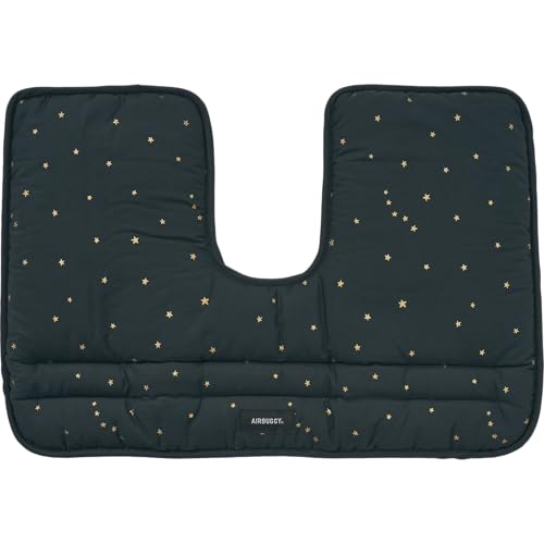 Compatible with AirBuggy Dome 3 and WIZ X, Corner Cushion Twinkle Black (ADJP0003), Made In Japan. Also Suitable As a Chin Rest Cushion.