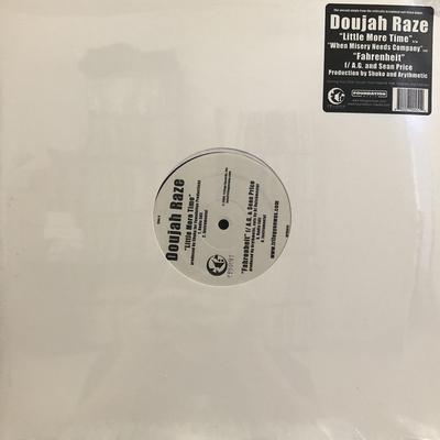 12inch Record DOUJAH RAZE - Little More Time / When Misery Need RPV0045 Trilogy Records 2006 US Rap & Hip-Hop/R&B Used