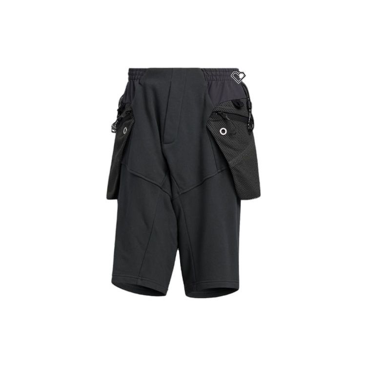 Adidas Originals X Hamcus Collaboration Shorts Geo Commuter American Vintage Shorts Unisex Shorts Carbon-Black HZ9020