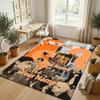 Personalized Crystal Velvet Carpet,Stray Kids Custom Printed Name, Plush Area Rug For Home Indoor Decor