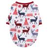 Cozy And Soft Christmas Pet Apparel T-shirt For Dogs And Cats With Delightful Holiday Design