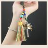 Handwoven Tibetan Prayer Tassel Pendant Tassel Spinning Wheel Keyring  Tourism Commmemorative