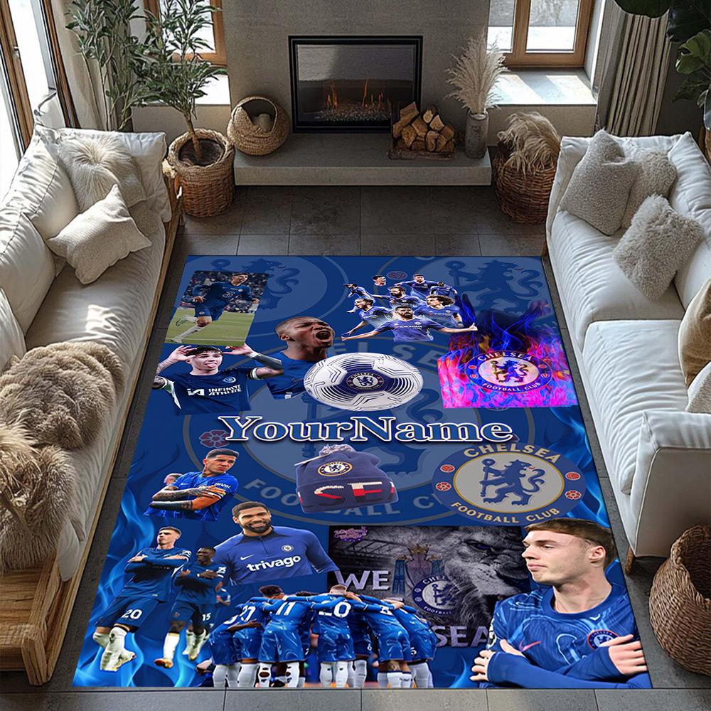 Chelsea Personalized Text Floor Mat Suitable for Study Room Living Rooms Bedrooms Foyer Antislip Carpet Decorate Offices Spiritual Gift