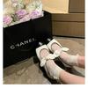 Xiaoxiangfeng Versatile Comfortable Bow Flat Mary Jane Shoes Women's 2025 Spring New Shallow Soft Ballet Shoes