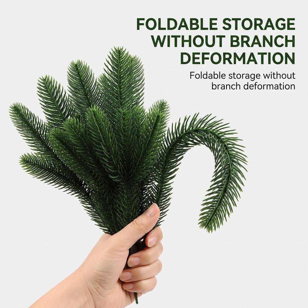 Handmade Christmas Tree Ornaments & Holiday Simulation Greenery for Festive Decor