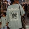 Black Cat Apothecary Shirt, Witchcraft Apothecary, Vintage Halloween Tee