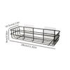 1pc Storage Rack With Hooks For Kitchen Bathroom Bedroom Office, Wrought Iron Bathroom Shelf, Punch Free Hanging Shelf