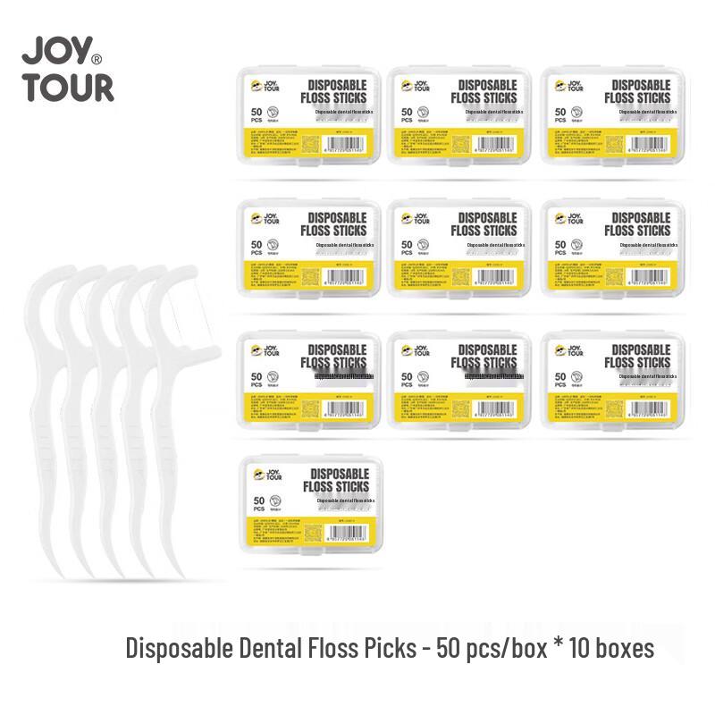 JOYTOUR Disposable Ultra-fine Dental Floss Picks