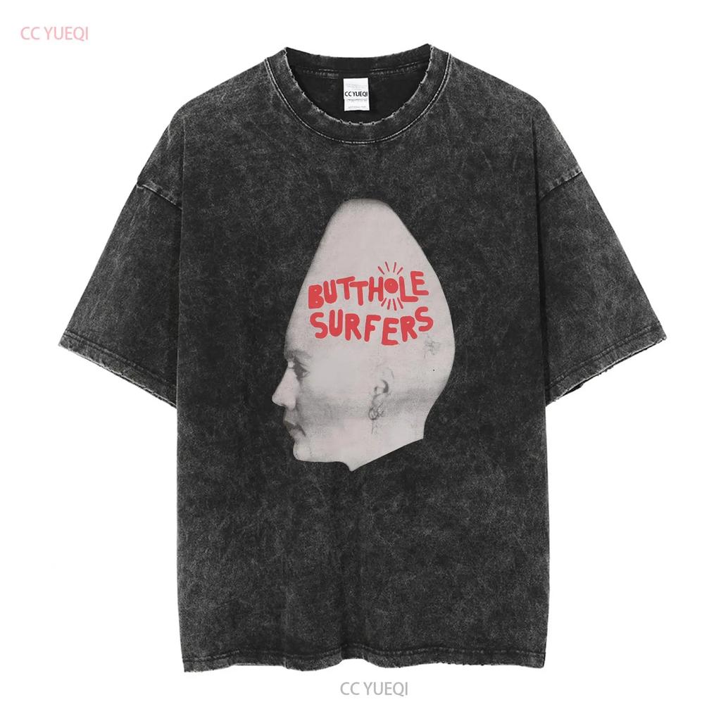 Butthole Surfers T Shirt Austin TX Band Punk Grunge Coneheads Faded XL Vintage Washed Unisex Stretched Comfortable Versatile