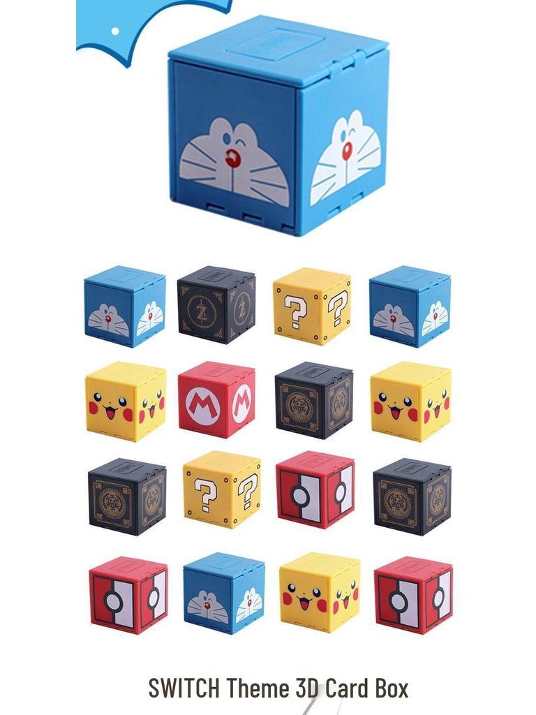 Switch OLED Console Game Card Storage Case - Large Capacity Folding Cartridge Holder