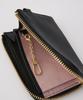 L Shaped Leather Wallet 103244054010 Black One Size