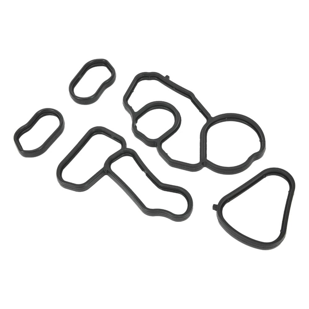 5Pcs Oil Cooler Gasket For BMW F20 F21 F30 F31 F35 F80