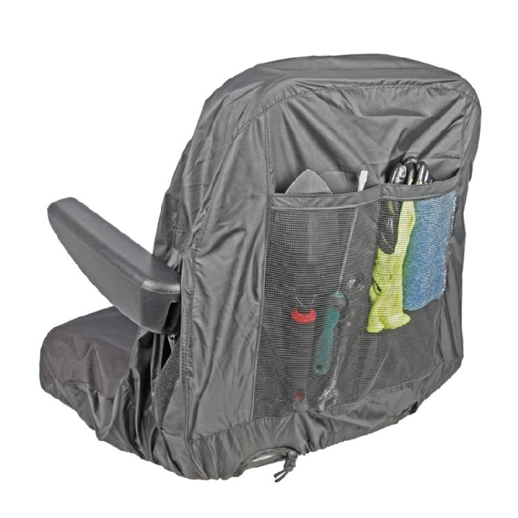 Protective Lawn Mower Seat Cover in Oxford Materials Defends Against Environmental Damage for M/L Shape Garden Equipment