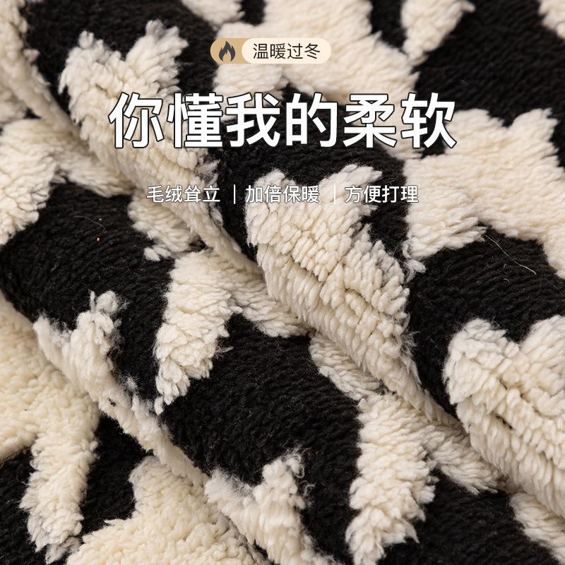Autumn And Winter Plush Sofa Cushion  New Light Luxury High-End Non-Slip Seat Cushion Popular Sofa Cover Cover Cloth Towel