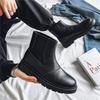 Winter Chelsea Boots Men's British Style Martin Boots High-top Cigarette Tube Short Boots High Heels Increase the Sense of Business Leather Shoes