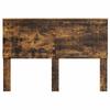 Headboard with Smoked Oak Finish 140 cm Engineered Wood