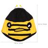 Pet Dress-Up Costume Bee Cosplay Clothes Yellow Black Size L Dog One-Piece Outfit Comfortable for Walking Jogging Small Dogs