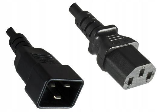 Microconnect Extension Cable C13-C20 0.5M