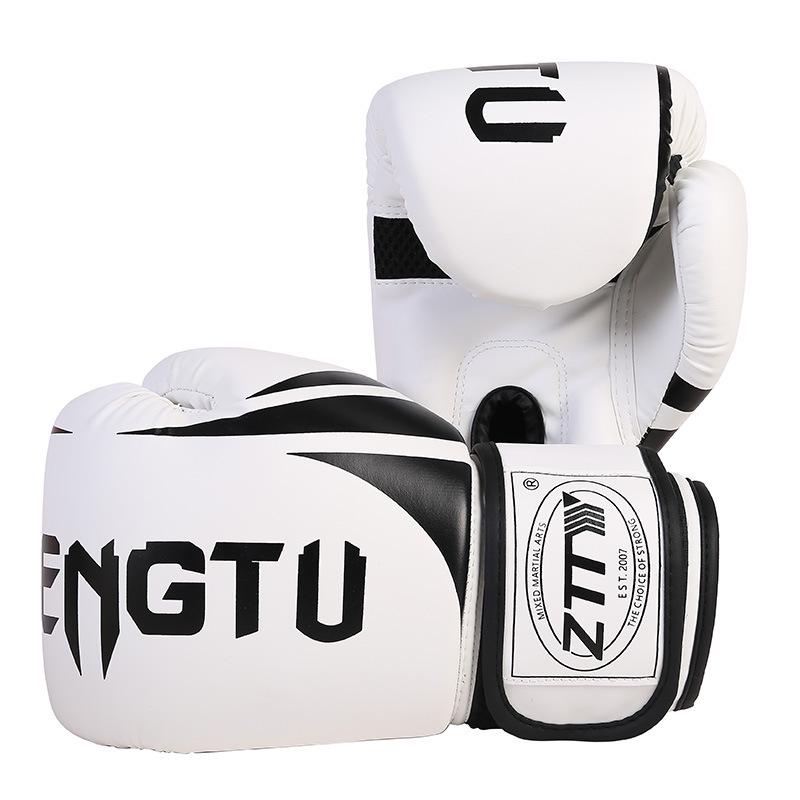 

ZTTY Muay Thai Punching Bag Gloves with Rubber and Plastic Liner 16 oz
