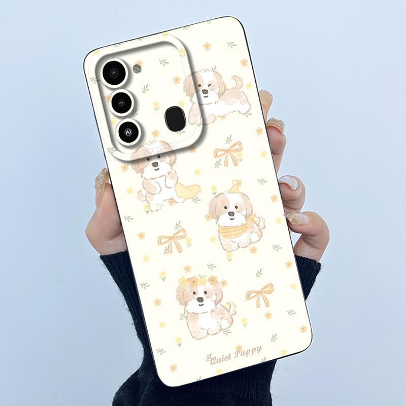 For Tecno Spark 8C Phone Case KG5k KG5j Cute Panda Girls Cats Liquid Silicone Back Cover For Tecno Spark Go 2022 Spark8C Funda