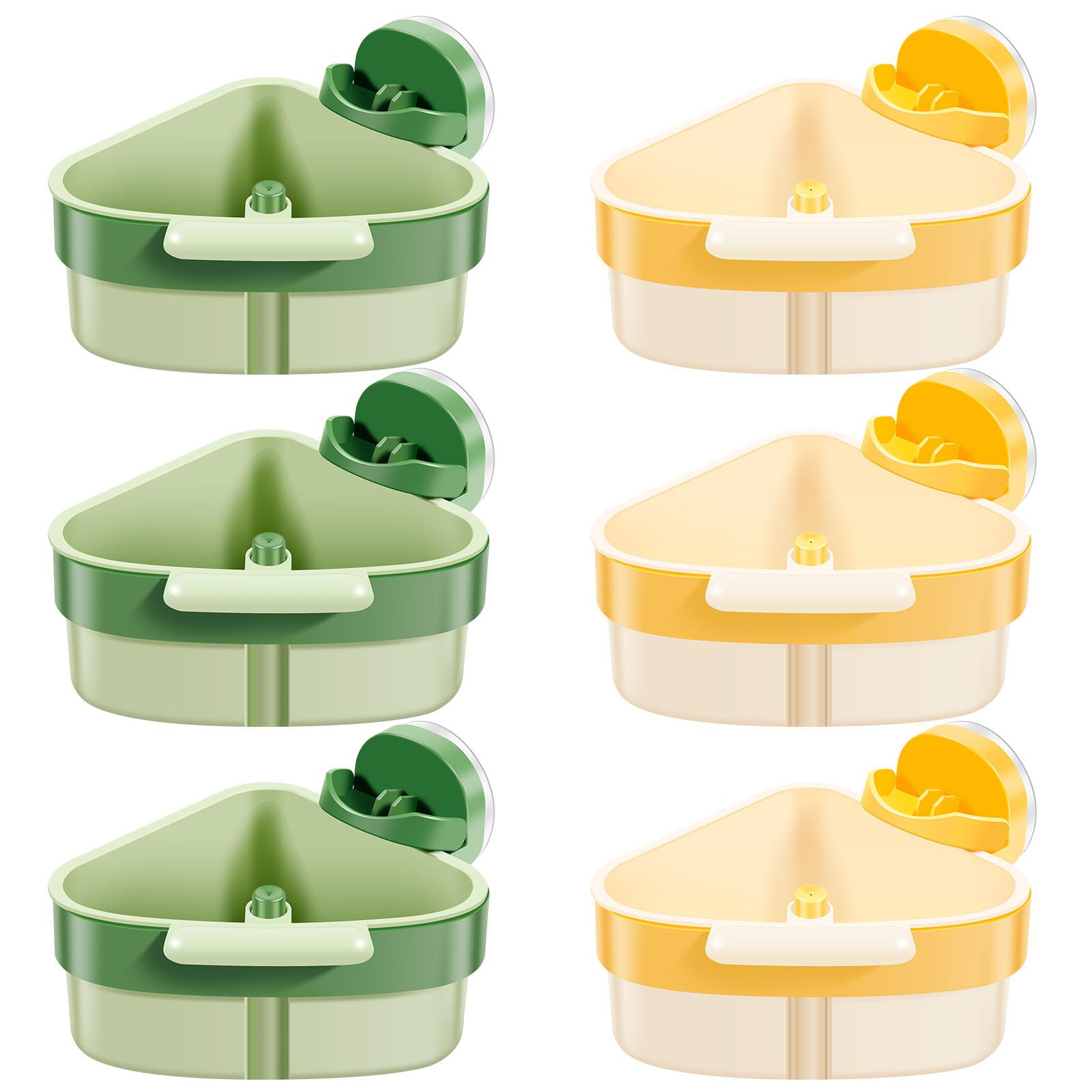 

6 Pcs Plastic Sink Drain Basket Removable Drain Basket Kitchen Sink Food Residue Filter Baskets for Bathroom Kitchen Accessories