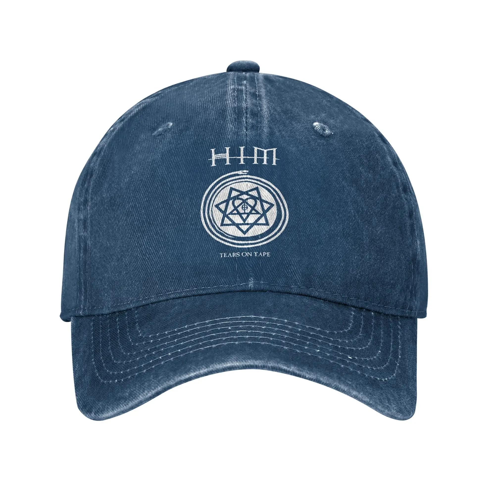 

Summer Heartagram of Roses Him Band Baseball Cap Sun Sun-Proof Print Washed Trucker Hat Women Unisex Fashion Outdoor Baseball Caps One Size