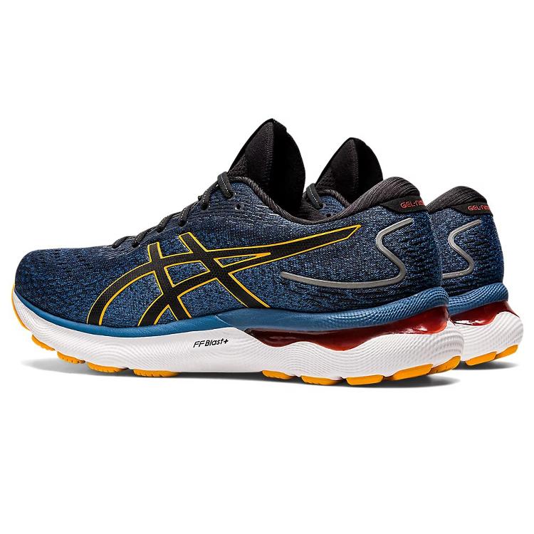 New Asics Gel Nimbus 24 Azure Blue Amber 1011B359-403