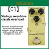 Single Effects Pedal For Electric Guitar With Aluminum Body For Distortion And Modulation