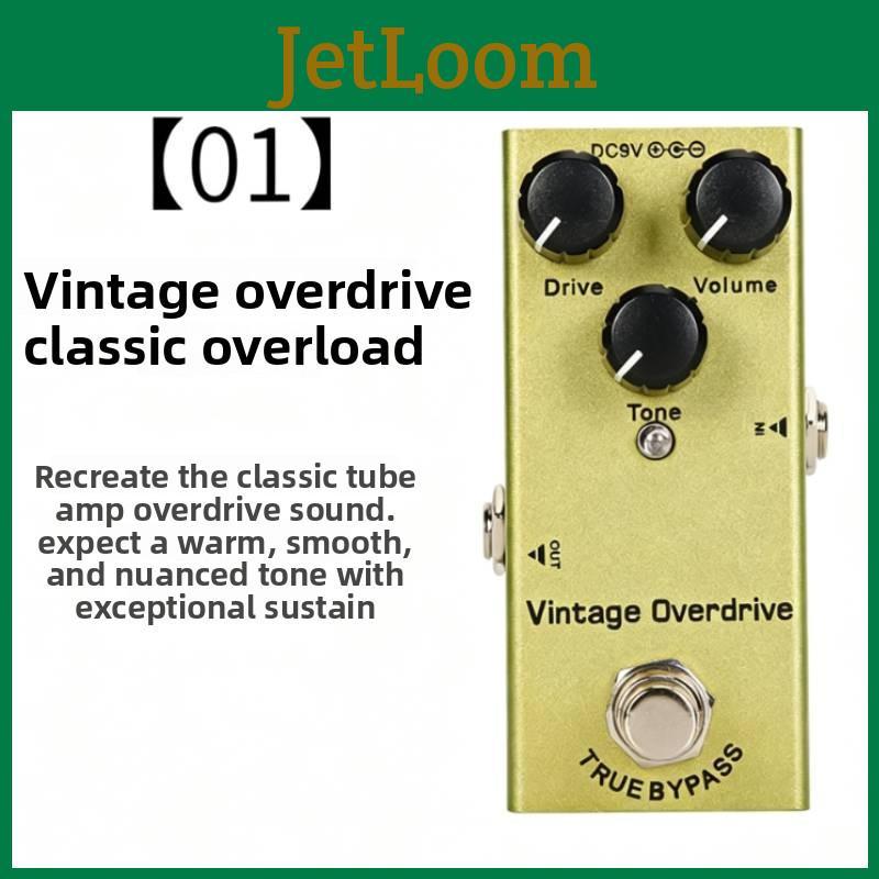 Single Effects Pedal For Electric Guitar With Aluminum Body For Distortion And Modulation