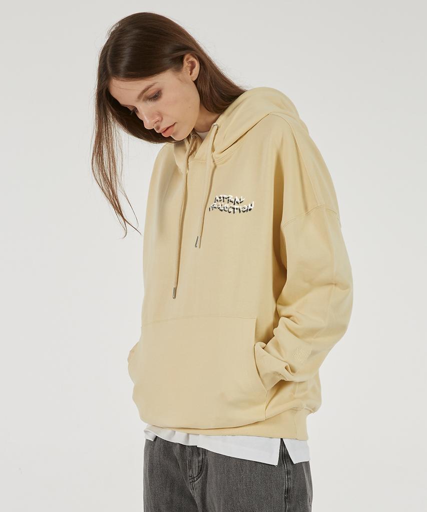 Whale Oversized Drop Shoulder Hoodie_Butter