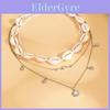 Collier pendent coquillage plage d'été Multicouche Alliage Bohème Bijoux Pour Femmes