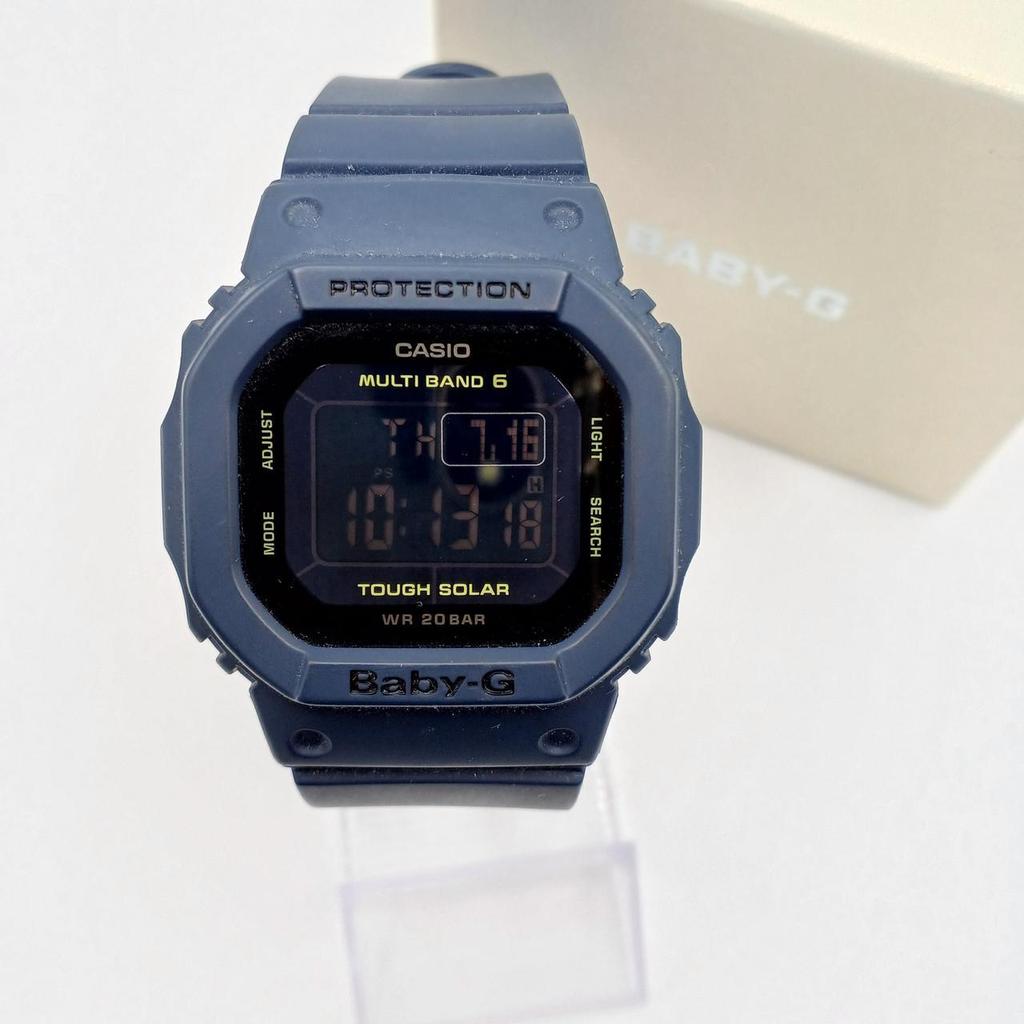 Used CASIO BGD-5000-2JF BABY-G solar radio clock