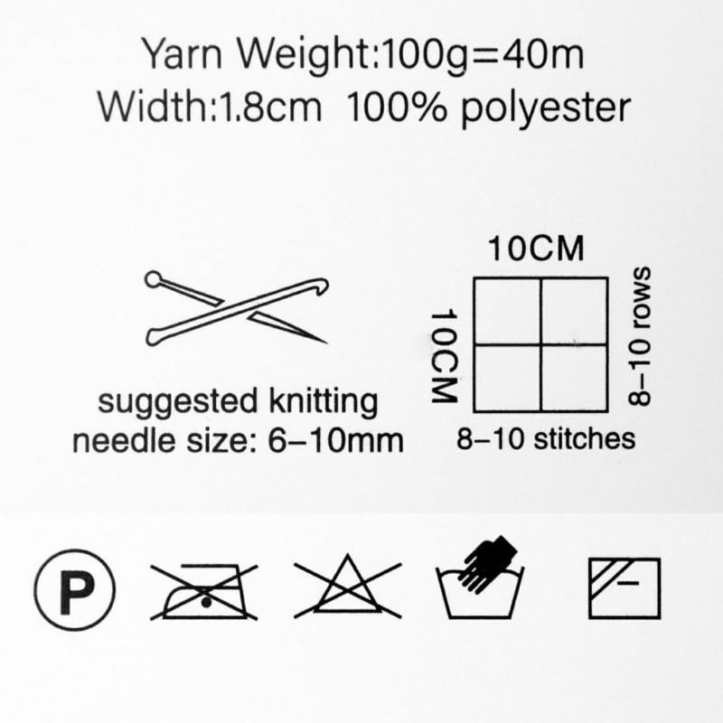 6 Pieces Crochet Yarn Metallic T-Shirt Yarn Fabric Cloth Knitting Yarn Polyester Yarn for Bag Cushion Knitting