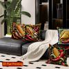 2D Southwestern Fiesta Chili Corn Taco Throw Pillow Covers Pattern Cushion Cover Suitable For Sofa Bedroom Car Pillow Cover