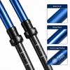Zeroring Ski Touring Pole Set Aluminum Carbon Adjustable Snow Poles With Extra Baskets and Carry Bag