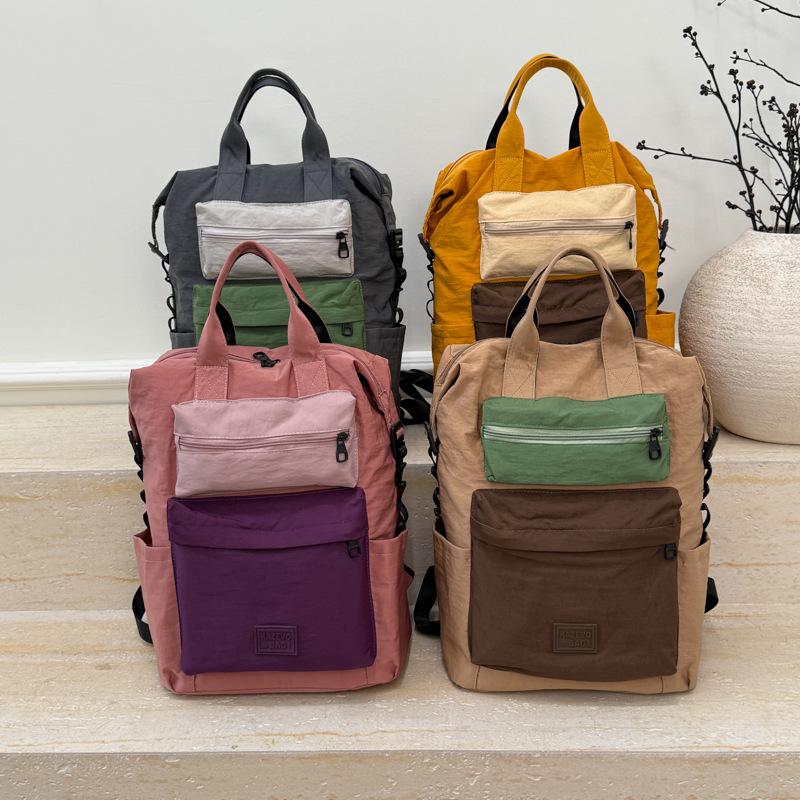Schoolbag Lightweight Large Capacity Backpack Japanese Versatile Trend Travel Backpack Mori Niche Ultra Light College Student Handbag