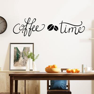 Coffee Time English-Style Café Kitchen Decorative Decals