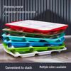 10.8-inch Melamine 3-Compartment Divided Dinner Plate