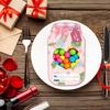 Candy Jar Paper Greeting Cards with Clear Seal Bag for Kid Birthday and Student Classroom Valentines Gift Exchanging
