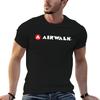 Logo Airwalk (Biały tekst) T-shirt Duży Rozmiar T-shirt do Codziennego Użytku