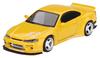 TrueScale Miniatures MINI GT 1/64 Rocket Bunny Nissan Silvia (S15) Yellow Right-Hand Drive Finished Product