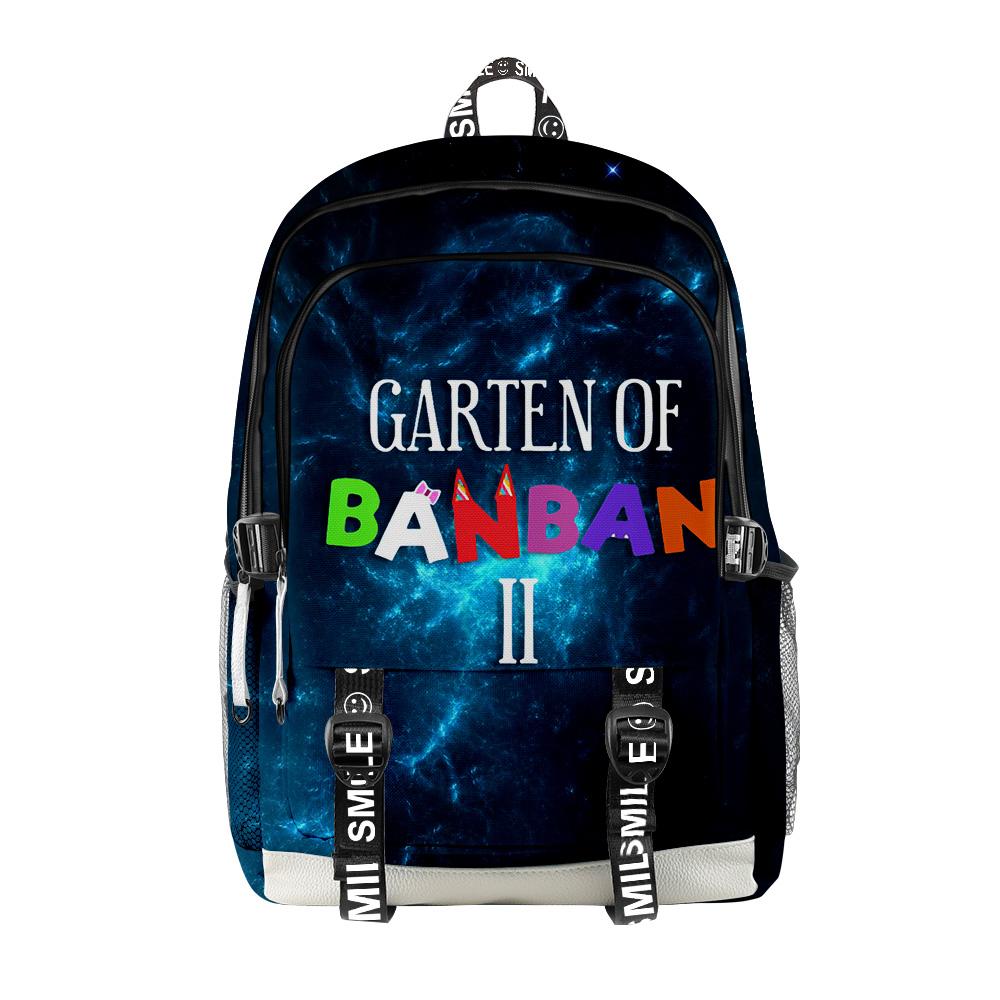 Cartoon Youthful School Bags Unisex Garten Of Banban Travel Bags 3D Print Oxford Waterproof Notebook Multifunction Backpacks