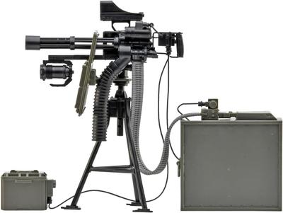 Tomytec Little Armory LD052 Typ M134 Konfiguracja Obronna Niepomalowany Zestaw Części do Montażu 335658 1/12