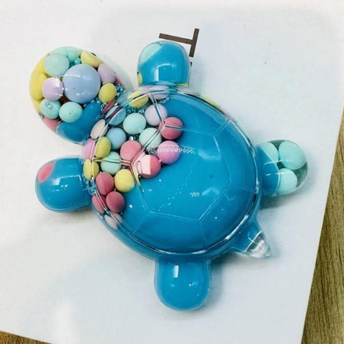 Cute Candy Color Turtle Dolls Lovely Turtle Small Ornament Statue Cartoon Turtle Toy  Couple Gifts