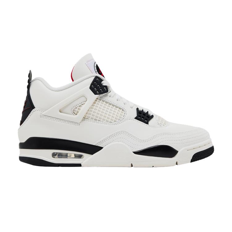 Air Jordan 4 Retro Flight Club Herren-Sneaker Weiß Sail Schwarz IM4002-100