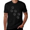Paw Prints TShirt Casual Trendy Streetwear Tee Shirt