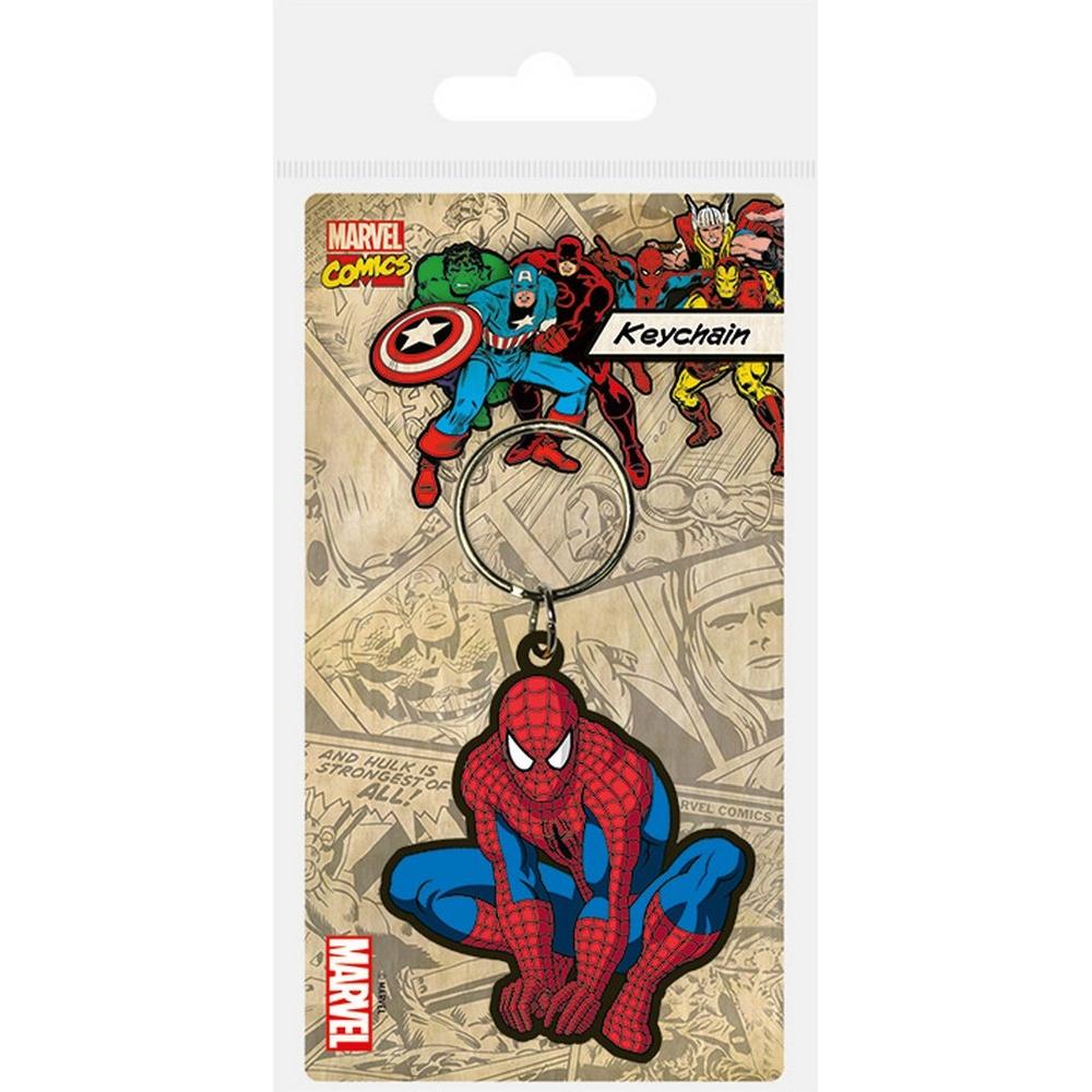 Spider-Man Crouch Keyring