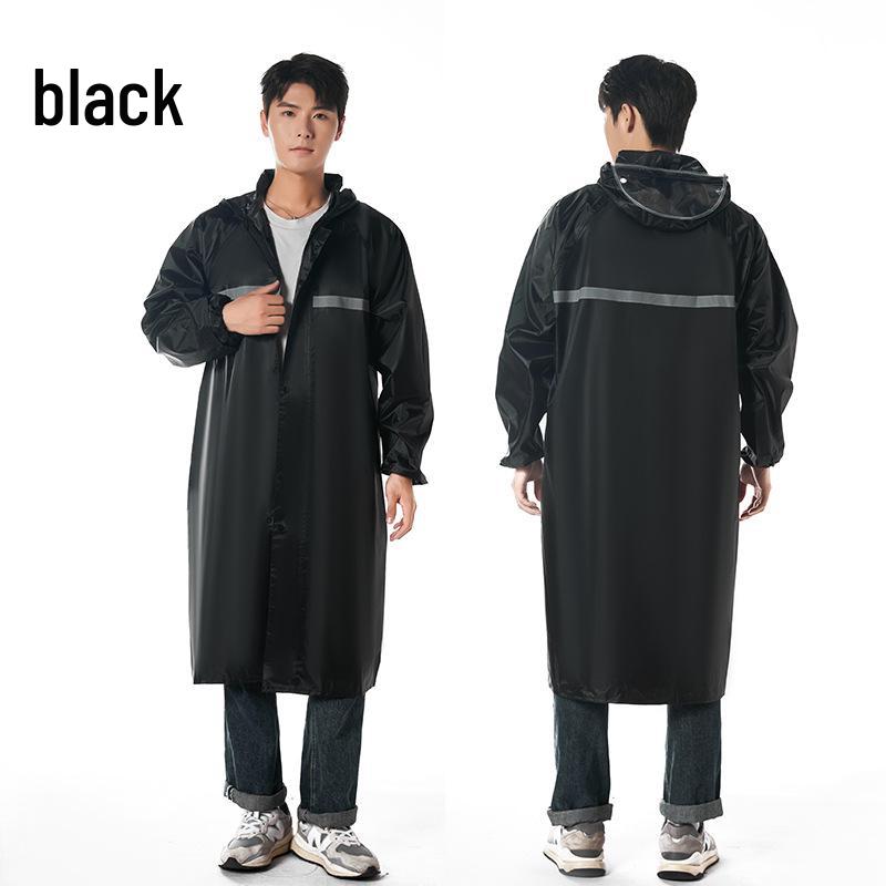 

Унисекс водонепроницаемый плащ полной длины для уличного строительства и сильного дождя M