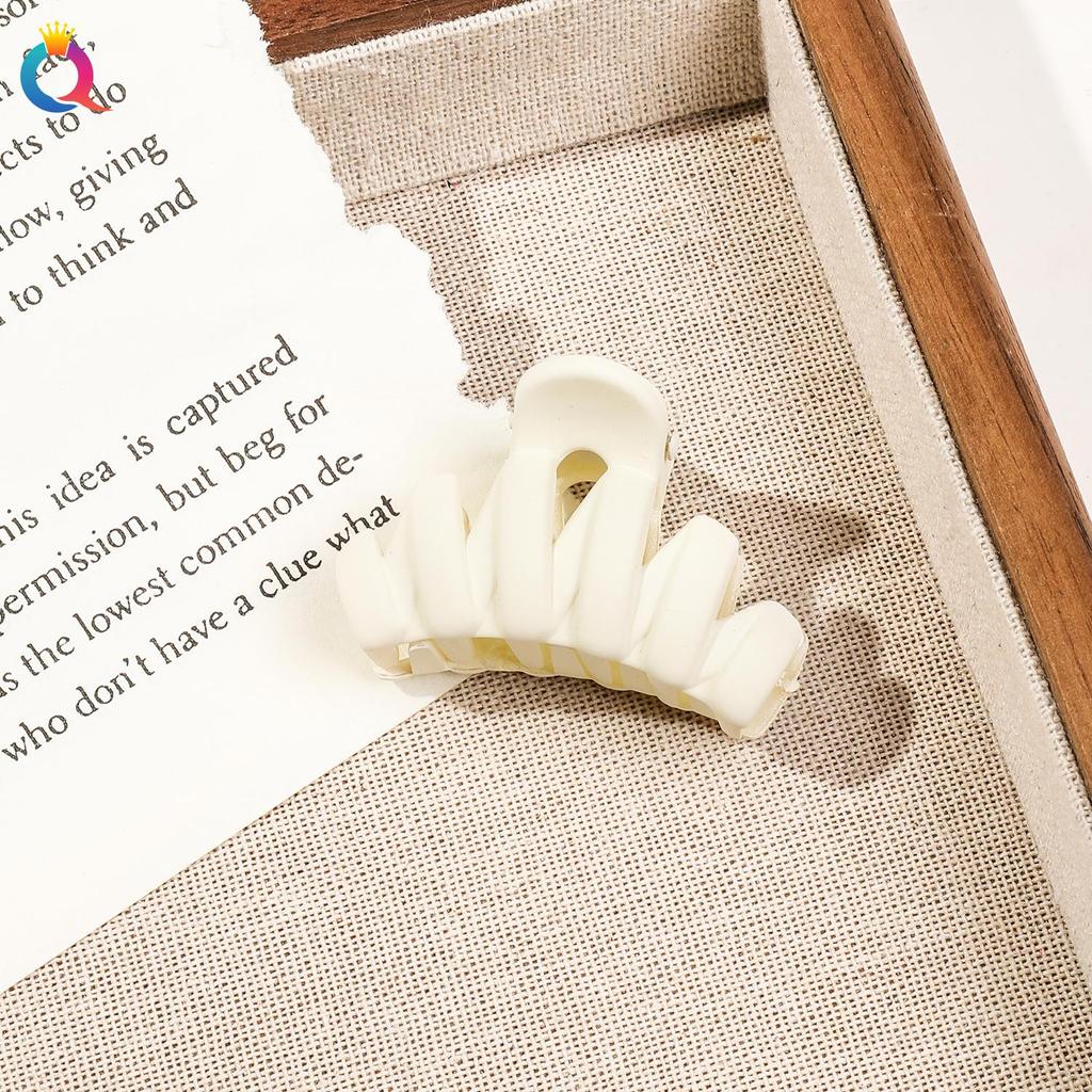 Ki Yue Korean Matte High Ponytail Small Claw Clip for Versatile Updo Hair Styling